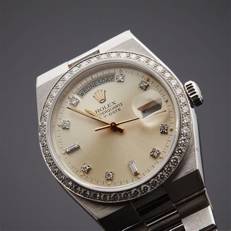 rolex quartz movement watches|rolex oyster quartz day date.